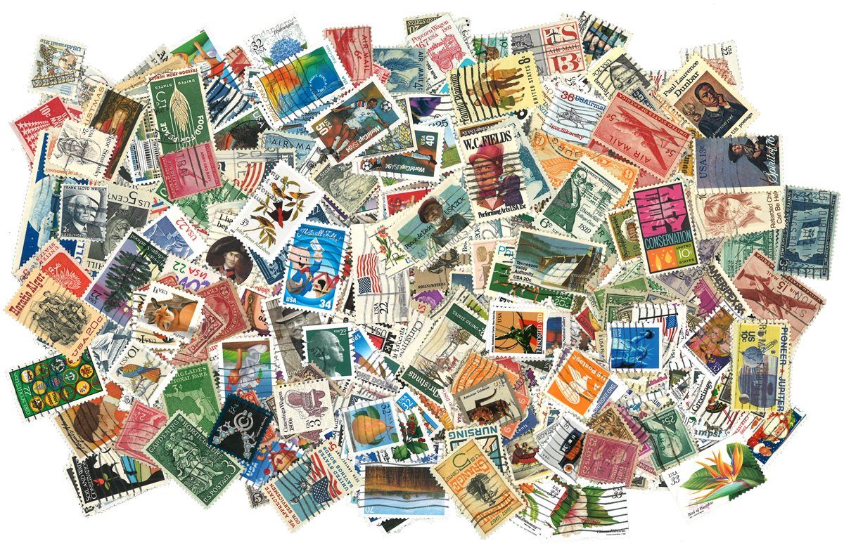 Achetez Etats Unis Paquet de timbres 500 timbres oblitérés différents